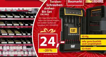 Sonderpreis Baumarkt Torsion- Schrauben- dreher- Bit-Set Angebot