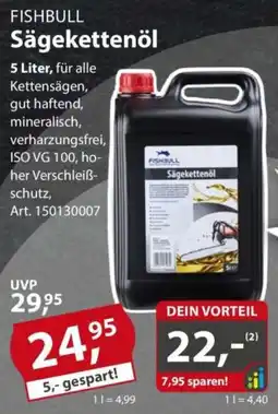 Sonderpreis Baumarkt FISHBULL Sägekettenöl Angebot