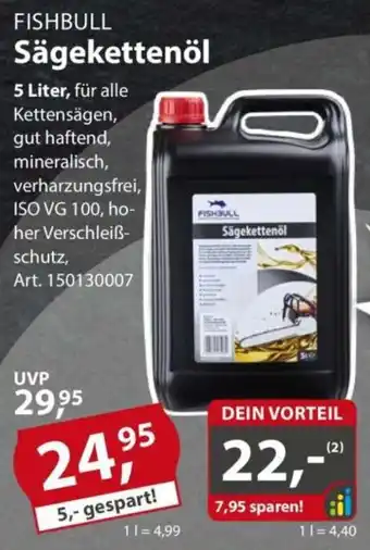 Sonderpreis Baumarkt FISHBULL Sägekettenöl Angebot