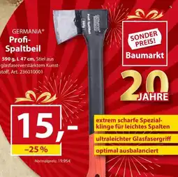 Sonderpreis Baumarkt GERMANIA Profi- Spaltbeil Angebot