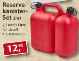 Sonderpreis Baumarkt Reserve- kanister- Set 2in1 Angebot
