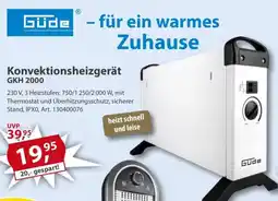 Sonderpreis Baumarkt Güde Konvektionsheizgerät GKH 2000 Angebot