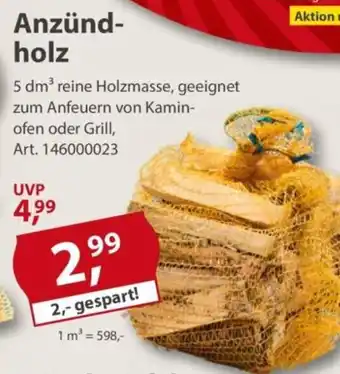 Sonderpreis Baumarkt Anzünd- holz Angebot