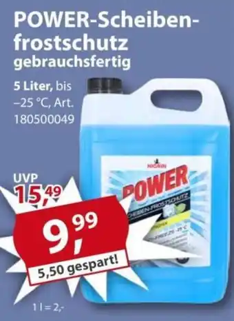 Sonderpreis Baumarkt NIGRIN POWER-Scheiben- frostschutz gebrauchsfertig Angebot