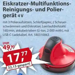 Sonderpreis Baumarkt Eiskratzer-Multifunktions- Reinigungs- und Polier- gerät 4v Angebot