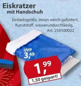 Sonderpreis Baumarkt Eiskratzer mit Handschuh Angebot