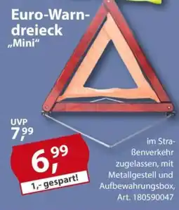 Sonderpreis Baumarkt Euro-Warn- dreieck ,,Mini" Angebot