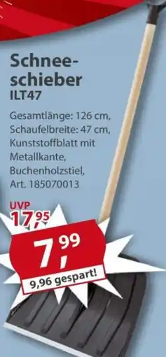 Sonderpreis Baumarkt Schnee- schieber ILT47 Angebot