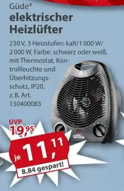 Sonderpreis Baumarkt Güde elektrischer Heizlüfter Angebot