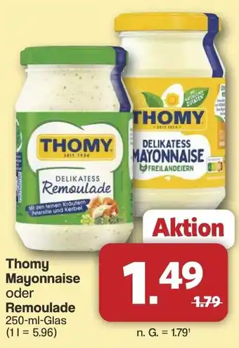 Famila Nord West Thomy Mayonnaise oder Remoulade Angebot