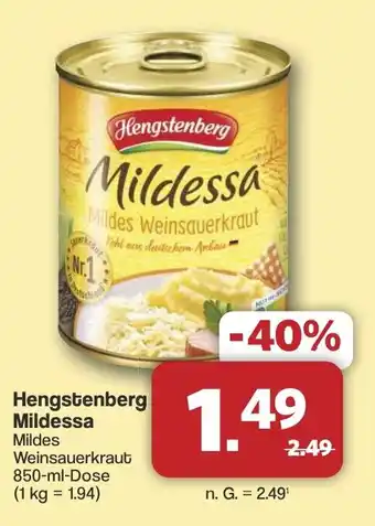 Famila Nord West Hengstenberg Mildessa Mildes Angebot