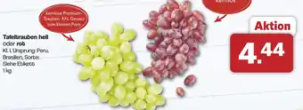 Famila Nord West Tafeltrauben hell oder rot Angebot