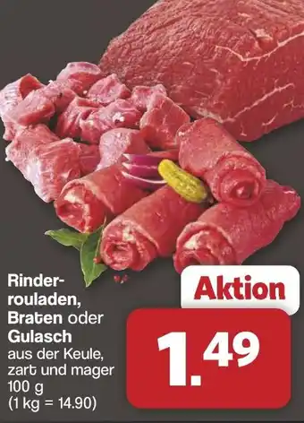 Famila Nord West Rinder- rouladen, Braten oder Gulasch Angebot