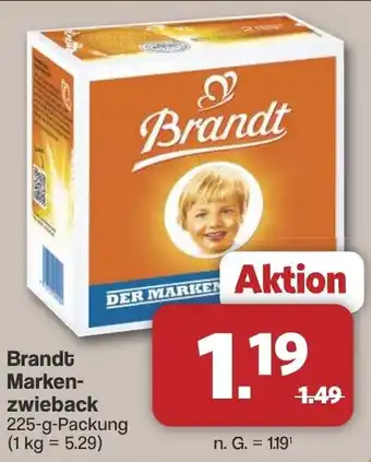 Famila Nord West Brandt Marken- zwieback Angebot