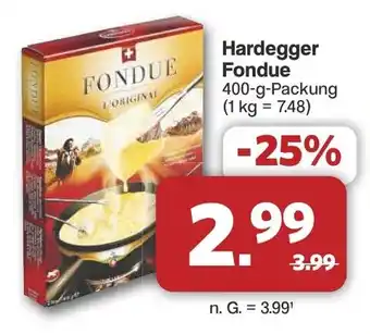 Famila Nord West Hardegger Fondue Angebot