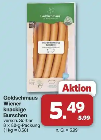 Famila Nord West Goldschmaus Wiener knackige Burschen Angebot