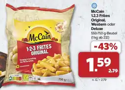 Famila Nord West McCain 1.2.3 Frites Original, Western oder Deluxe Angebot