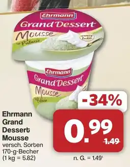 Famila Nord West Ehrmann Grand Dessert Angebot