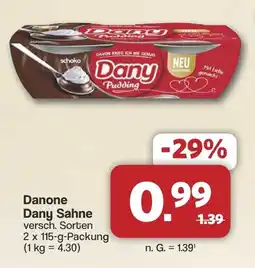 Famila Nord West Danone Dany Sahne Angebot