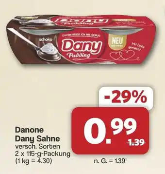 Famila Nord West Danone Dany Sahne Angebot