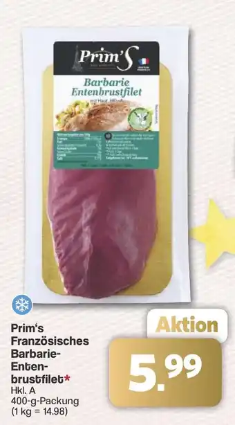 Famila Nord West Prim's Französisches Barbarie- Enten- brustfilet Angebot