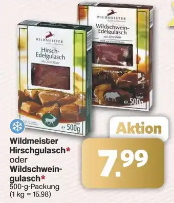 Famila Nord West Wildschwein- Edelgulasch Wildmeister Hirschgulasch Angebot