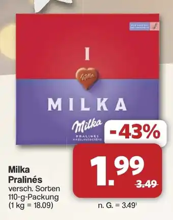 Famila Nord West Milka Pralinés Angebot