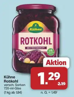 Famila Nord West Kühne Rotkohl Angebot