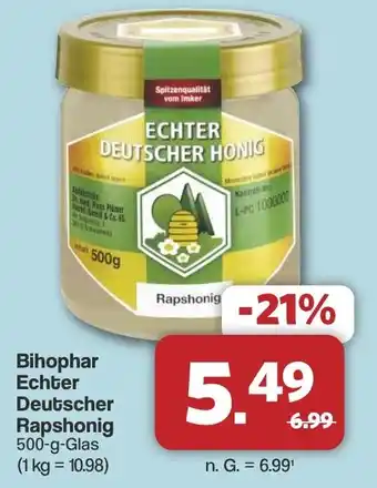 Famila Nord West Bihophar Echter Deutscher Rapshonig Angebot