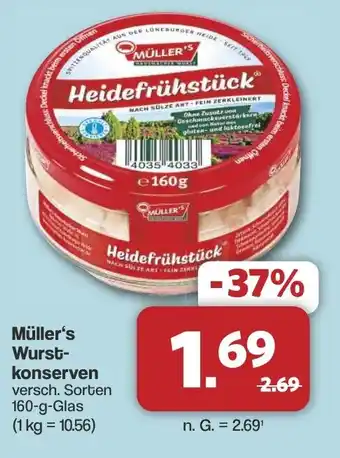 Famila Nord West Müller's Wurstkonserven Angebot