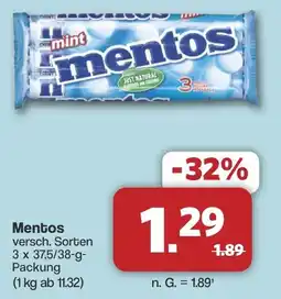 Famila Nord West Mentos Angebot