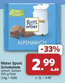Famila Nord West Ritter Sport Schokolade Angebot