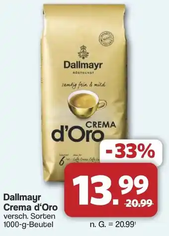 Famila Nord West Dallmayr Crema d'Oro Angebot