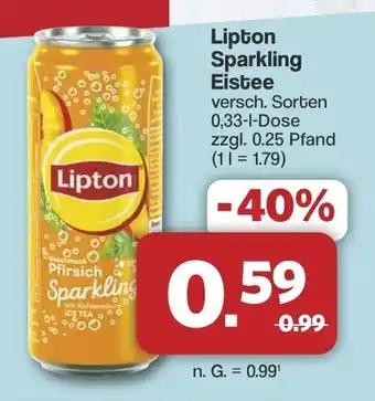 Famila Nord West Lipton Sparkling Eistee Angebot