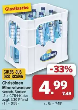 Famila Nord West Christinen Mineralwasser Angebot