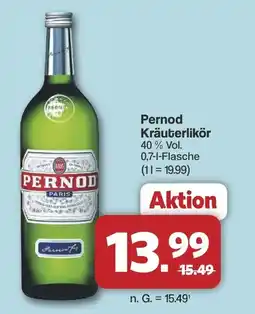 Famila Nord West Pernod Kräuterlikör Angebot