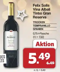 Famila Nord West Felix Solis Vina Albali Tinto Gran Reserva Angebot