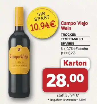 Famila Nord West Campo Viejo Wein Angebot