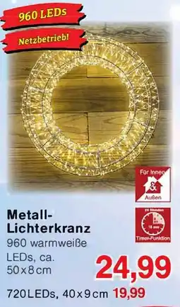 Jawoll Metall- Lichterkranz Angebot