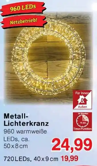 Jawoll Metall- Lichterkranz Angebot