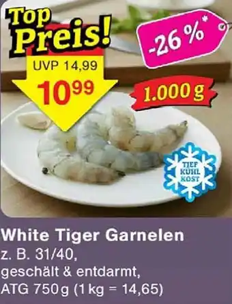 Jawoll White Tiger Garnelen Angebot