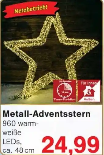 Jawoll Metall-Adventsstern Angebot