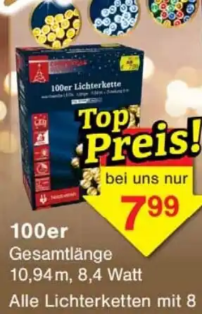 Jawoll 100er Lichterkette Angebot