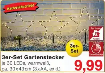 Jawoll 3er-Set Gartenstecker Angebot