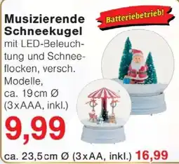 Jawoll Musizierende Schneekugel Angebot