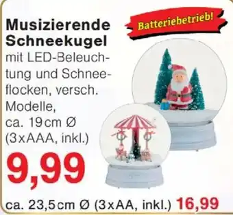 Jawoll Musizierende Schneekugel Angebot