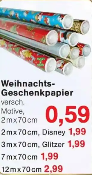 Jawoll Weihnachts- Geschenkpapier Angebot