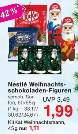 Jawoll Nestlé Weihnachts- schokoladen-Figuren Angebot