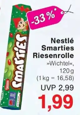 Jawoll Nestlé Smarties Riesenrolle Angebot