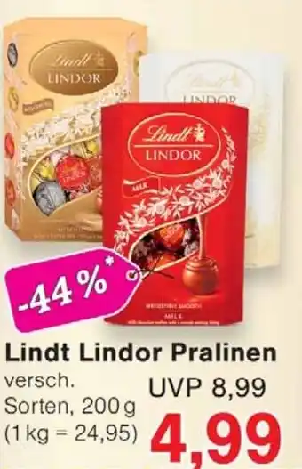 Jawoll Lindt Lindor Pralinen Angebot